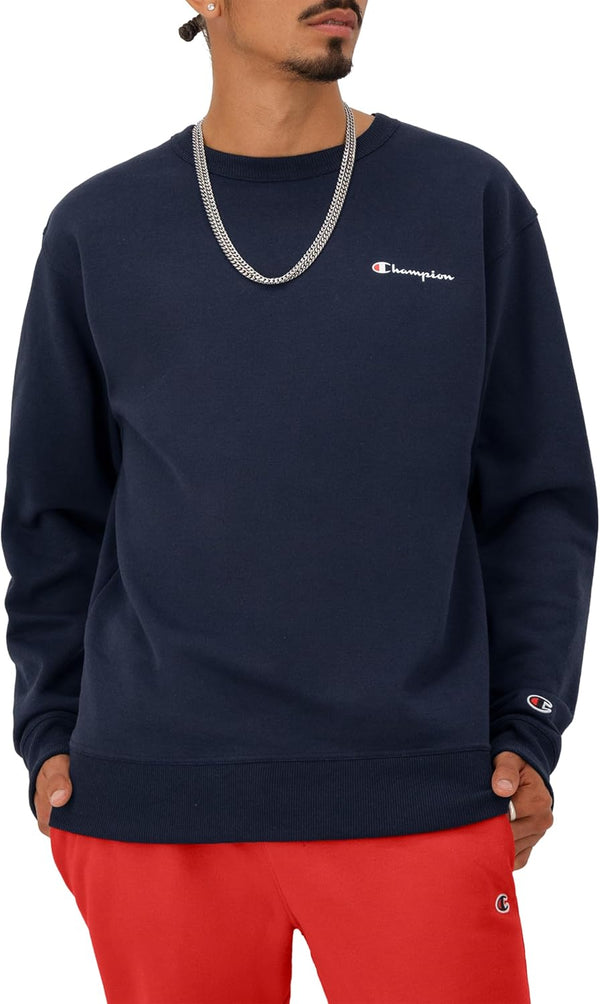 Champion Powerblend Fleece Sweatshirt - Navy Blue