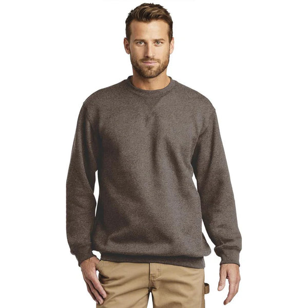 North Hudson Outfitters Men's Sueded Fleece Sweatshirt - Coffee Been Heather