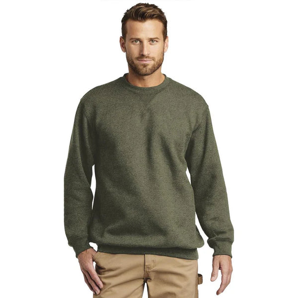 North Hudson Outfitters Men's Sueded Fleece Sweatshirt - Pine Groove Heather