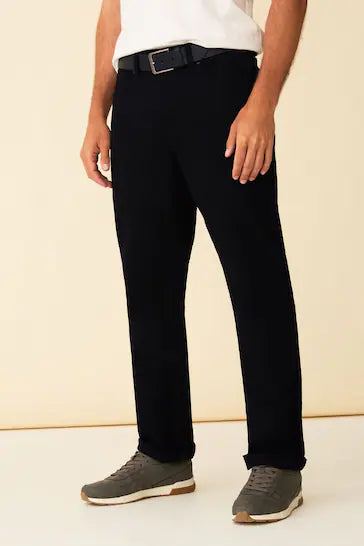 F&F Slim Fit Black Twill Jeans