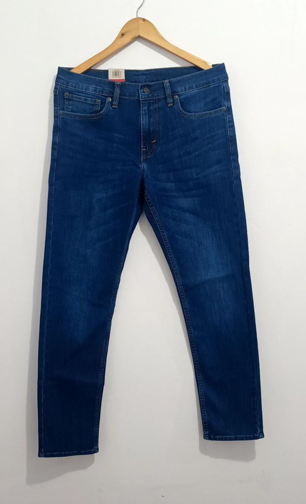 LV SLIM FIT DENIM JEANS PANT - MID BLUE