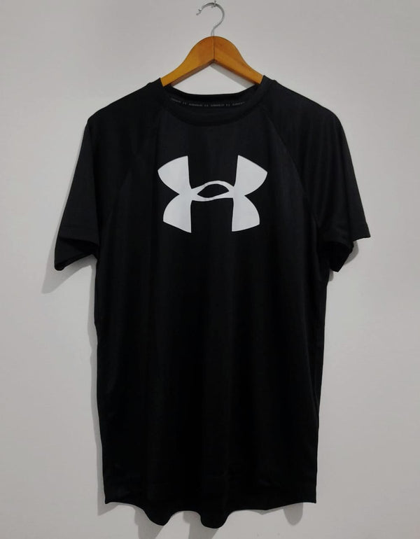 UA Men's Short Sleeve T Shirt - Black with Big Logo