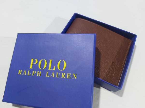 POLO RALPH LAUREN WALLET WITH COIN PKT LEATHER