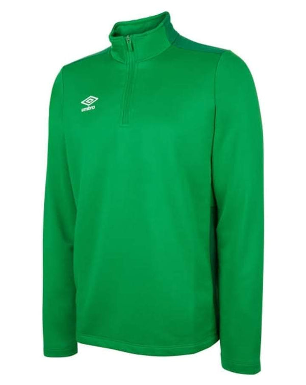 UMBRO MOCKNECK HALF ZIPPER Green