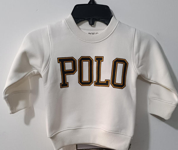 Kids Sweatshirt P.O.L.O White