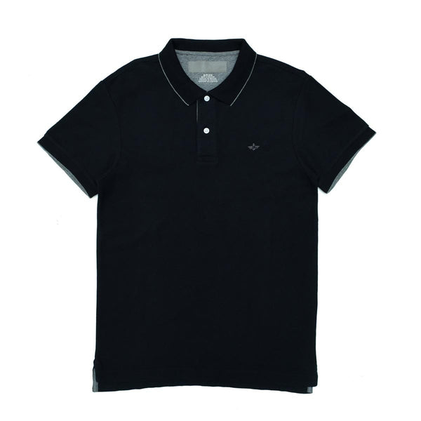 DKR Polo Shirt Black - Grey Tipping